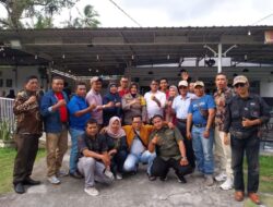 DPC-AWI Tanah Datar Silaturrahmi Dengan Kompol Hikmah, S. Kom, M. Kom di Cafe Kelokopi