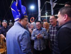 Bupati Tanah Datar Didampinggi Ketua TP PKK Menghadiri Gala Dinner Menteri E-Kraf