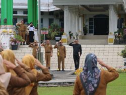 Bupati Safni Jadi Pembina Apel Setelah Cuti Bersama Hari Raya Idul Fitri 1446 H
