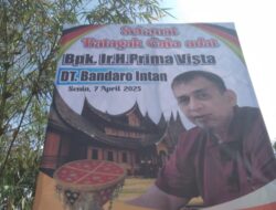 Batagak Gala Adat Ir.H.Prima Vista DT. Bandaro Intan Dihadiri Wabup Tanah Datar