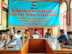 Dibuka Ketua DPRD, Sakolah Nagori Koto Nan Godang Resmi Diluncurkan, Dorong Generasi Muda Lebih Berprestasi