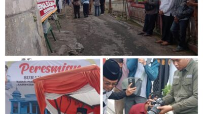 Surau Tigo Batua Parambahan Tanah Datar Diresmikan Mahkamah Agung RI