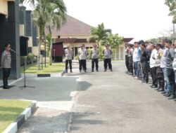 Kapolres Kuansing Pimpin Apel Satgas Penertiban PETI: Tegaskan Komitmen Berantas Tambang Ilegal