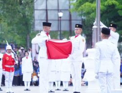 Upacara Penurunan Bendera Berjalan Lancar di Batusangkar