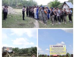 Operasi PETI Kuantan 2025 Hari Ke-5, Polres Kuansing dan Polda Riau Musnahkan 58 Rakit PETI di Sejumlah Lokasi