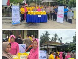 Polsek Singingi Gelar Operasi Pasar Pangan Murah, Bantu Warga Dapatkan Beras Terjangkau