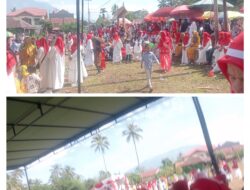 Suasana Meriahkan Kemerdekaan RI ke 80 Setelah Pawai di Lapangan Mapinas Padang Magek