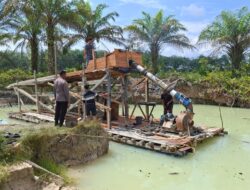 Polsek Pangean Tindak Tegas Aktivitas PETI di Desa Tanah Bekali, Kapolres Kuansing Tegaskan Komitmen Berantas Penambangan Ilegal