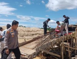 Polsek Singingi Tertibkan Aktivitas Penambangan Emas Tanpa Izin di Kelurahan Muara Lembu