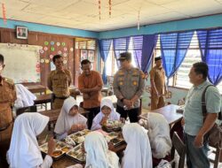 Polsek Singingi Hilir Dampingi Program Makan Bergizi Gratis Sebanyak 791 Siswa