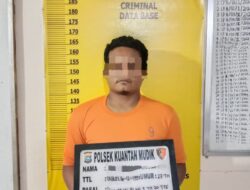 Polsek Kuantan Mudik Ungkap Kasus PETI di Sungai Singkalan, Satu Pelaku Diamankan