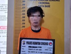 Tim Mata Elang Polres Kuansing Tangkap Pengedar Shabu dalam Operasi Antik LK 2025
