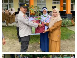 Polres Kuansing Gelar Penyuluhan Green Policing dan Gerakan Gen Z Cinta Lingkungan di SMPN 3 Teluk Kuantan