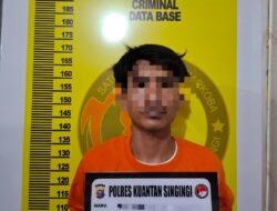 Tim Mata Elang Polres Kuansing Tangkap Pengedar Sabu di Logas Tanah Darat