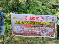 Polres Kuansing Tegas Cegah Karhutla, Laksanakan Patroli dan Sosialisasi Serentak di Wilayah Hukum Polsek