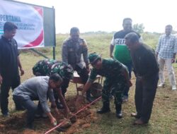 Peletakan Batu Pertama Pembangunan Fisik Pergudangan dan Kelengkapan KMP di Desa Sipora Jaya Kepulauan Mentawai