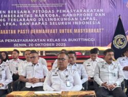 Lapas Kelas IIA Bukittinggi Gelar Penandatanganan Komitmen Bersama Petugas Pemasyarakatan, Dihadiri Kakanwil Direktorat Jenderal Pemasyarakatan Sumbar Kunrat Kasmiri