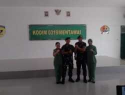 Pisah Sambut Dandim 0319 Kepulauan Mentawai, Letkol Inf. Restu Petrus Simbolon Serahkan Jabatan kepada Letkol Inf. Bambang Budi Hartanto