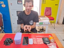 Tim Mata Elang Sat Resnarkoba Polres Kuansing Tangkap Pengedar Sabu 13,44 Gram di Desa Koto Taluk