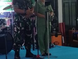 LEPAS SAMBUT KOMANDAN KODIM 0319/MENTAWAI BERLANGSUNG KHIDMAT, TERTIB, DAN PENUH KEKELUARGAAN