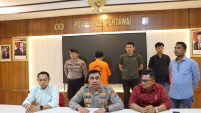 Polres Kep. Mentawai Tangkap Tersangka Judi Online, Satu Orang Ditahan