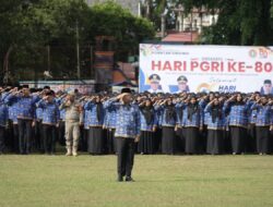 Peringatan Hari Guru Nasional (HGN), HUT PGRI, Dan HUT Korpri ke-54 Tingkat Kabupaten Kuantan Singingi Digelar di Lapangan Limuno