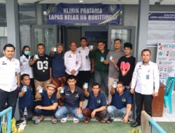 Lapas Kelas IIA Bukittinggi Laksanakan Tes Urine Program Akselerasi Menteri Imigrasi dan Pemasyarakatan