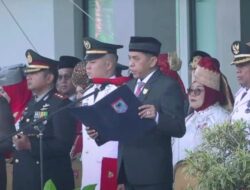 Ketua DPRD Payakumbuh Bacakan Naskah Proklamasi pada Upacara HUT ke-80 RI