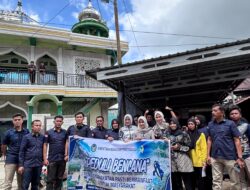 LAPAS KELAS IIA BUKITTINGGI SALURKAN BANTUAN SOSIAL UNTUK WARGA TERDAMPAK BENCANA DI JORONG BONJO ALAM, AMPANG GADANG, KABUPATEN AGAM