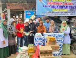 Diva Aurel Memberikan Bantuan Untuk Korban Banjir Bandang dan Galodo di Malalo