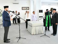 Raju Minropa Sebagai Penjabat Sekretaris Daerah Kota Padang Dilantik Wali Kota