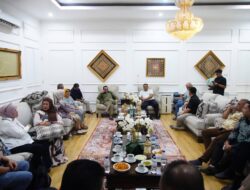 Bupati Tanah Datar Menyambut Kedatangan Marsekal Muda TNI Novla Mirsyah, S.E., M.TR