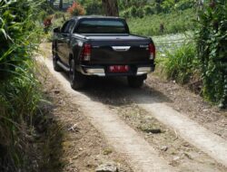 Jalan Usaha Tani Dusun Bayua Ditinjau Bupati Tanah Datar