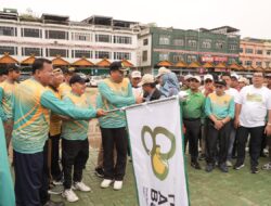 Doa Lintas Agama Awali Kegiatan Gerak Jalan Santai HAB