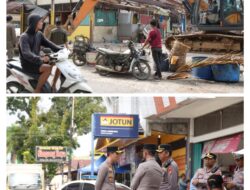 Kawasan Pasar Bawah Ditertibkan Forkopimda Kuansing