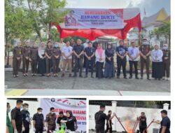 Kejaksaan Negeri Kuantan Singingi Melaksanakan Kegiatan Pemusnahan Barang Bukti