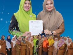 Diskominfo Kabupaten Siak Melaksanakan Kegiatan Serah Terima Jabatan Ketua DWP