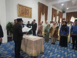 Bupati Tanah Datar Lantik 6 Pejabat Managerial