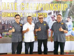 Awasi Jalanya Pertandingan UBH Open Karate Championship 2026, Staf Khusus FORKI Sumbar Berperan