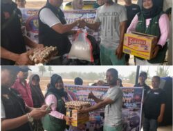DPC AWI Kabupaten Mentawai Didampingi Petugas Dinas Sosial Kota Padang Menyalurkan Bantuan Tahap IV