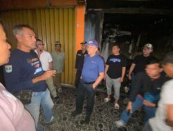 Wawako Elzadaswarman Tinjau Langsung Kebakaran Ruko, Pemko Pastikan Aktivitas Pasar Tetap Kondusif