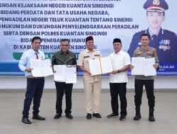 Ketua DPRD Kabupaten Kuansing Memuji Langkah Bupati Kuansing Menjalin MoU Dengan APH