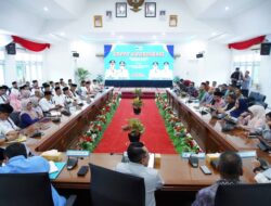 Rakor Dengan Pemerintah Provinsi Sumatera Barat Tahun 2026 di Aula Kantor Bupati Tanah Datar