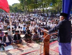 Shalat Hari Raya Idul Fitri 1447 Hijriah di Lapangan Cindua Mato Batusangkar