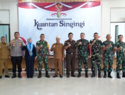 PERKUAT SINERGI PEMBANGUNAN, WABUP SAMBUT TIM WASEV TMMD KE-127 Kodim 0302/Indragiri Hulu