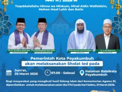 Pemko Payakumbuh Fasilitasi Salat Idul Fitri 1447 H di Balai Kota, Hormati Perbedaan Penetapan 1 Syawal