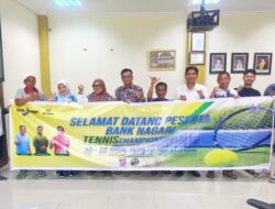 Sabtu Pekan Ini Bank Nagari Tennis Championship Digeber, 70-an Petenis Pelajar se-Kota Padang Ambil Bagian