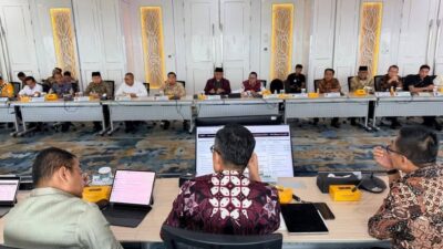 Rakor Antara Pemerintah Daerah Dengan Badan Pengelola BUMN Dihadiri Bupati Tanah Datar
