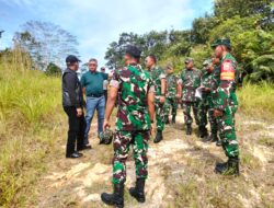 Dandim 0319 Mentawai Dampingi Danpusterad Tinjau Karya Bakti TNI di Hari Kedua