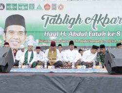 H. Muklisin Dampingi Safari Dakwah UAS di Hulu Teso
